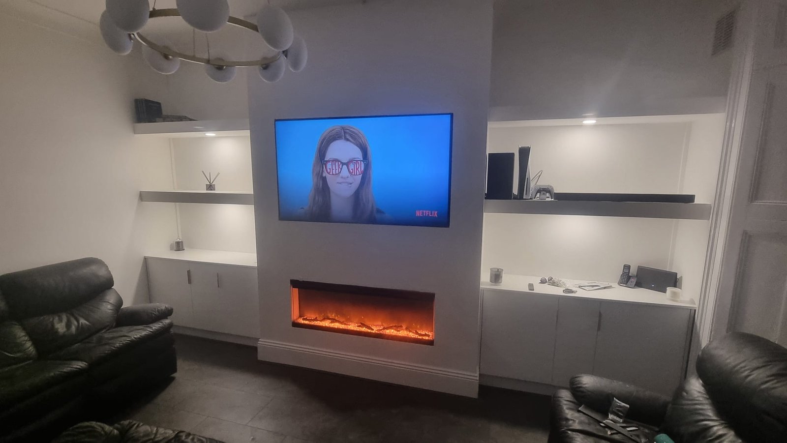 Interior decorating after — finished room