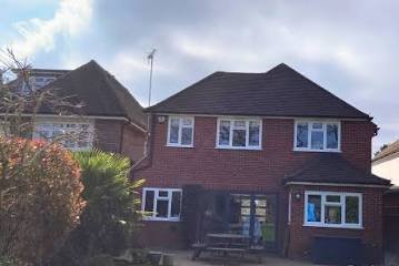 Home extension before — existing house